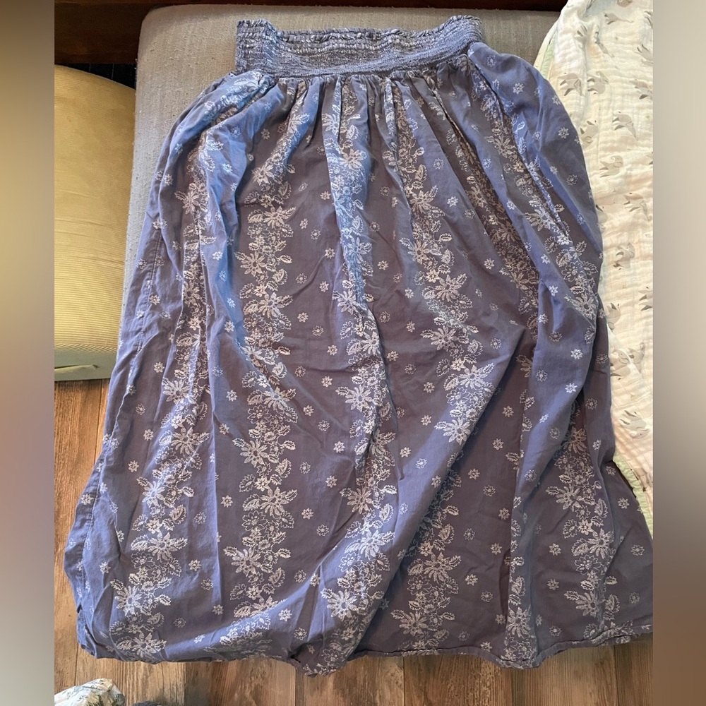 Universal Thread Lavender-Blue Floral Maxi Skirt